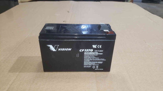 Vision 12V Valve Regulated Rechargeable Battery CP1270 (SKU: 113629)