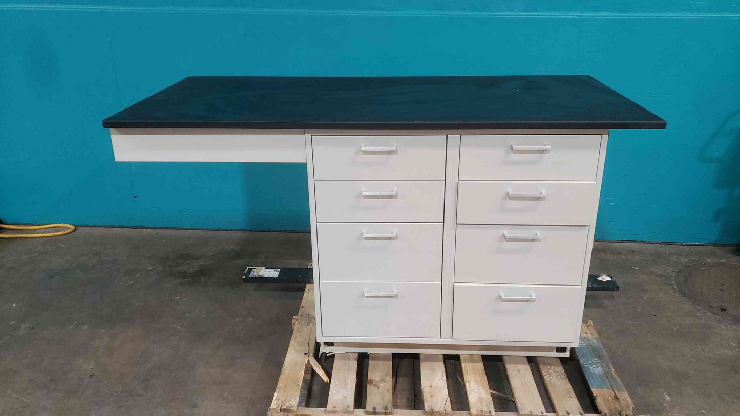 Hamilton 5' Drawers Only Casework W/ Black Epoxy Countertop (SKU: 113657)