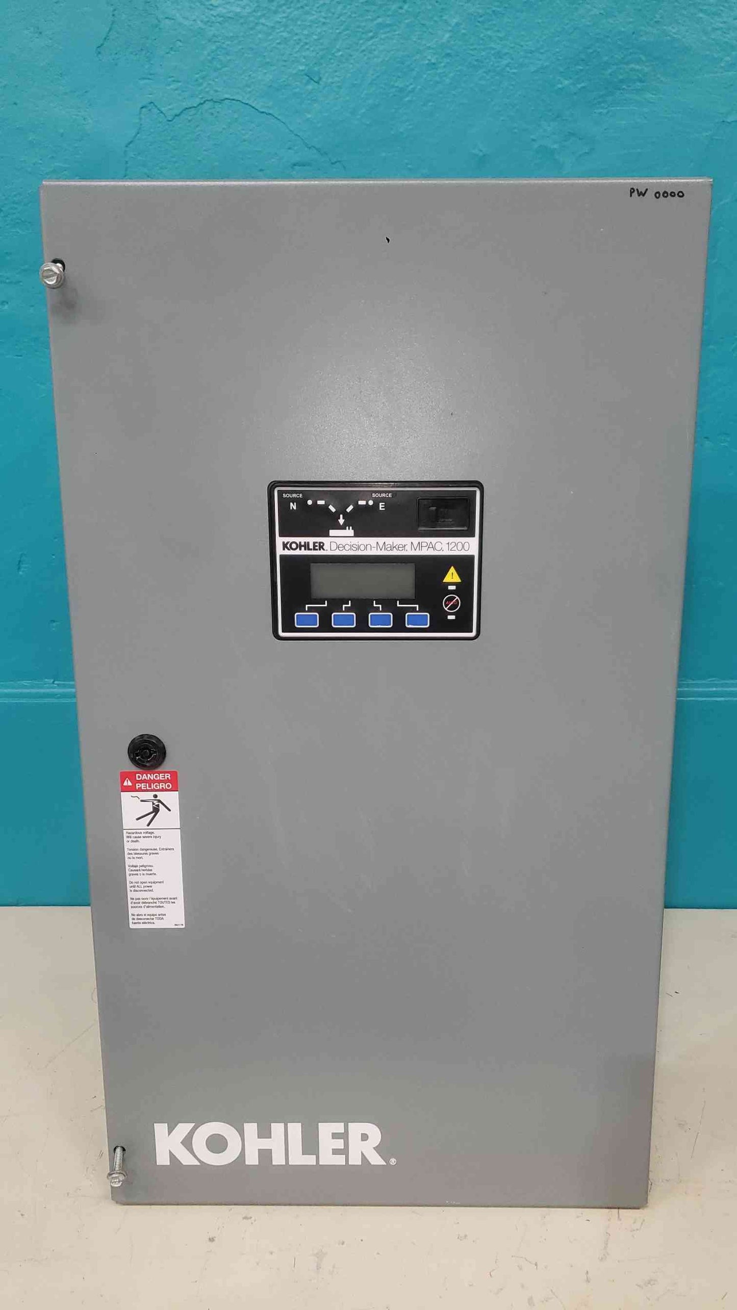 Kohler GM30295 Decision-Maker MPAC 1200 Automatic Transfer Switch ATS 100A 208V