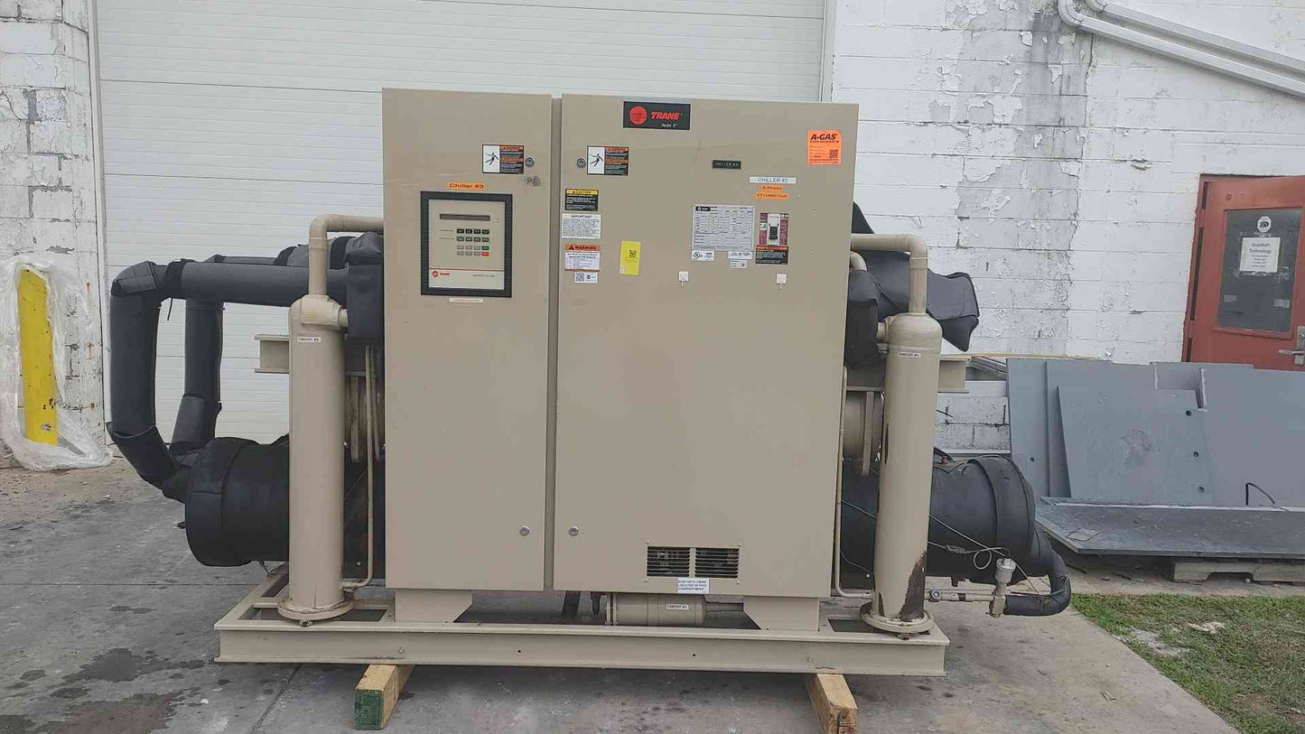 Trane 110 Ton Water Cooled Chiller RTWA 460V 3PH Screw Compressor Adaptive HVAC