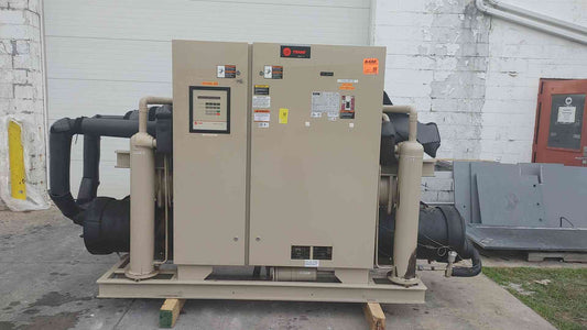 Trane 110 Ton Water Cooled Chiller RTWA 460V 3PH Screw Compressor Adaptive HVAC