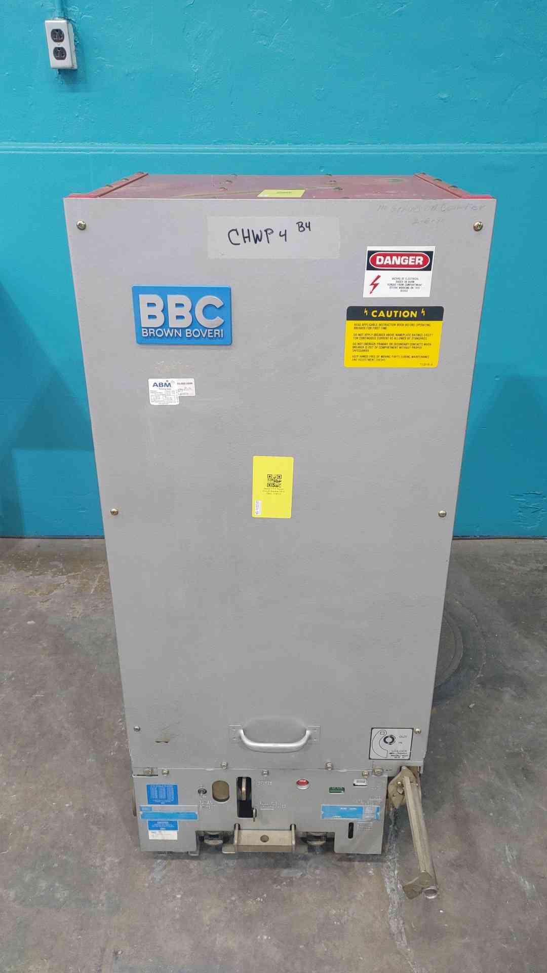 BBC ITE 5HK250 1200 Amp 5KV Power Circuit Breaker 5HK 250 MVA 125VDC Draw Out