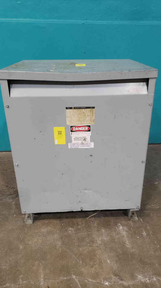 Square D 112.5 KVA Transformer 3 Phase 480V 240V Dry Type 112T6H Sorgel 113711