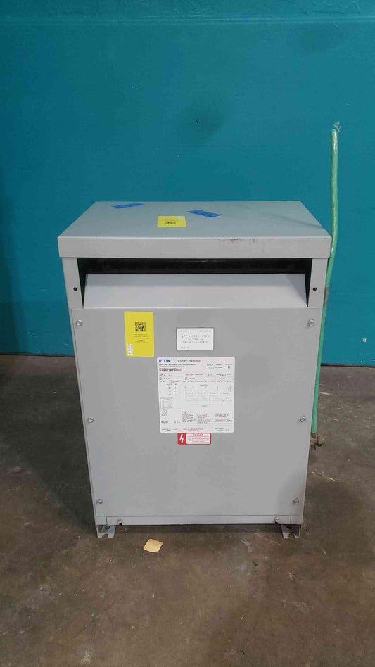 Eaton Cutler Hammer 30 kVA Transformer 480V to 208Y 120V 3 Phase Copper V48M28T30CU (SKU: 113441)