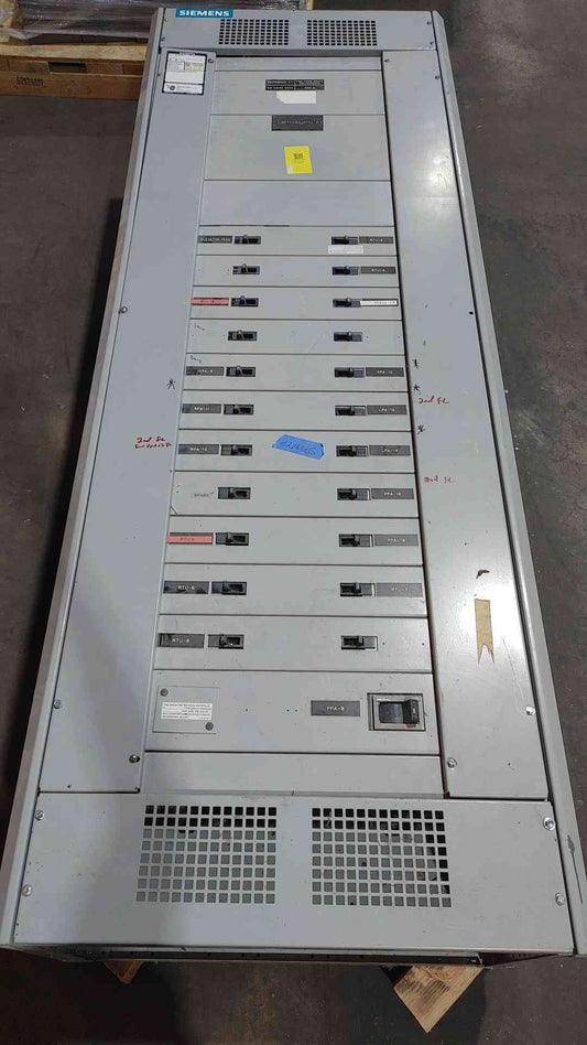 Siemens SB 800A 480V 3 Phase Switchboard Section 250A 125A 100A 3-Pole Breakers