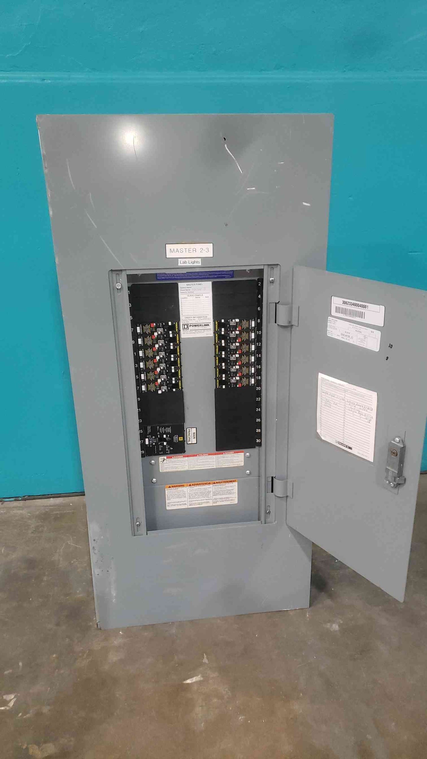 Square D Powerlink G3 NF Panelboard 125A 480Y/277V 12x ECB14020G3 100A EDB34100