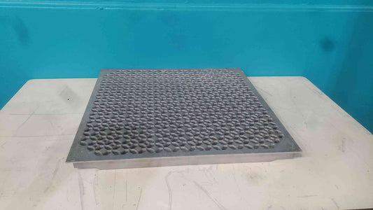 2x2 Gray Aluminum Raised Floor Tile (SKU: 113916)