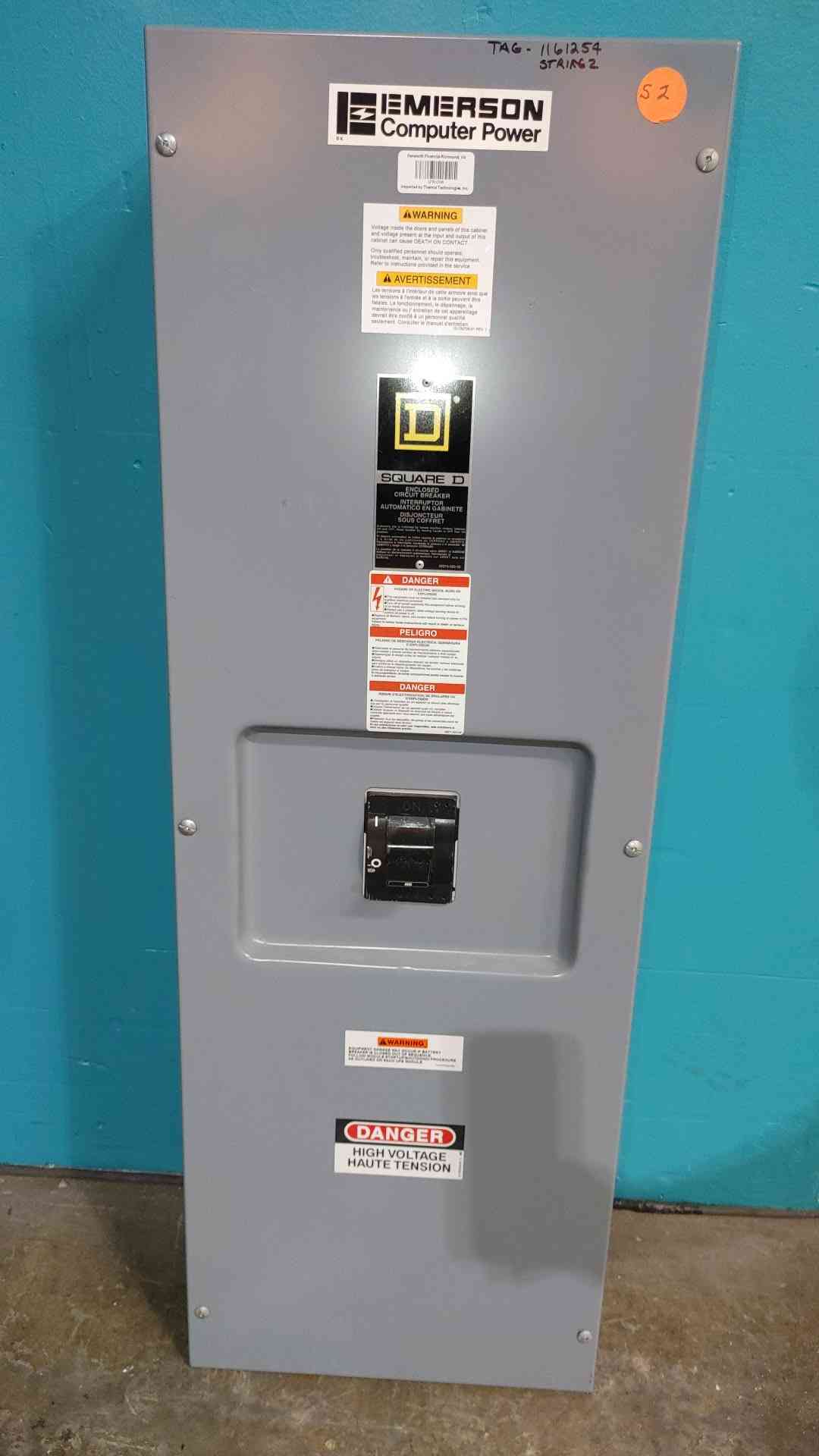 Square D LHL3640030DC1684 Circuit Breaker 400A 500V DC Enclosed Disconnect LAL