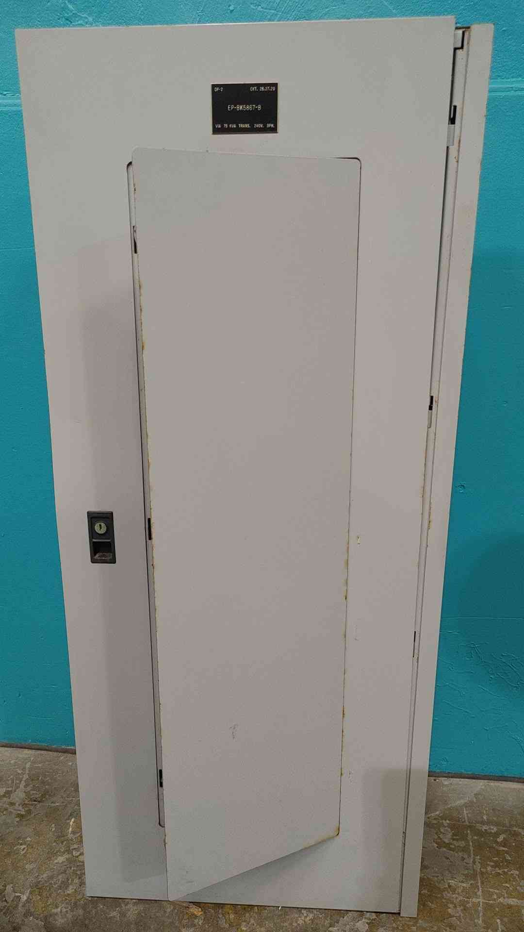 Eaton Cutler Hammer PRL1A 225A 240V 3 Phase Panelboard W/ ED3225 Main BAB Brand