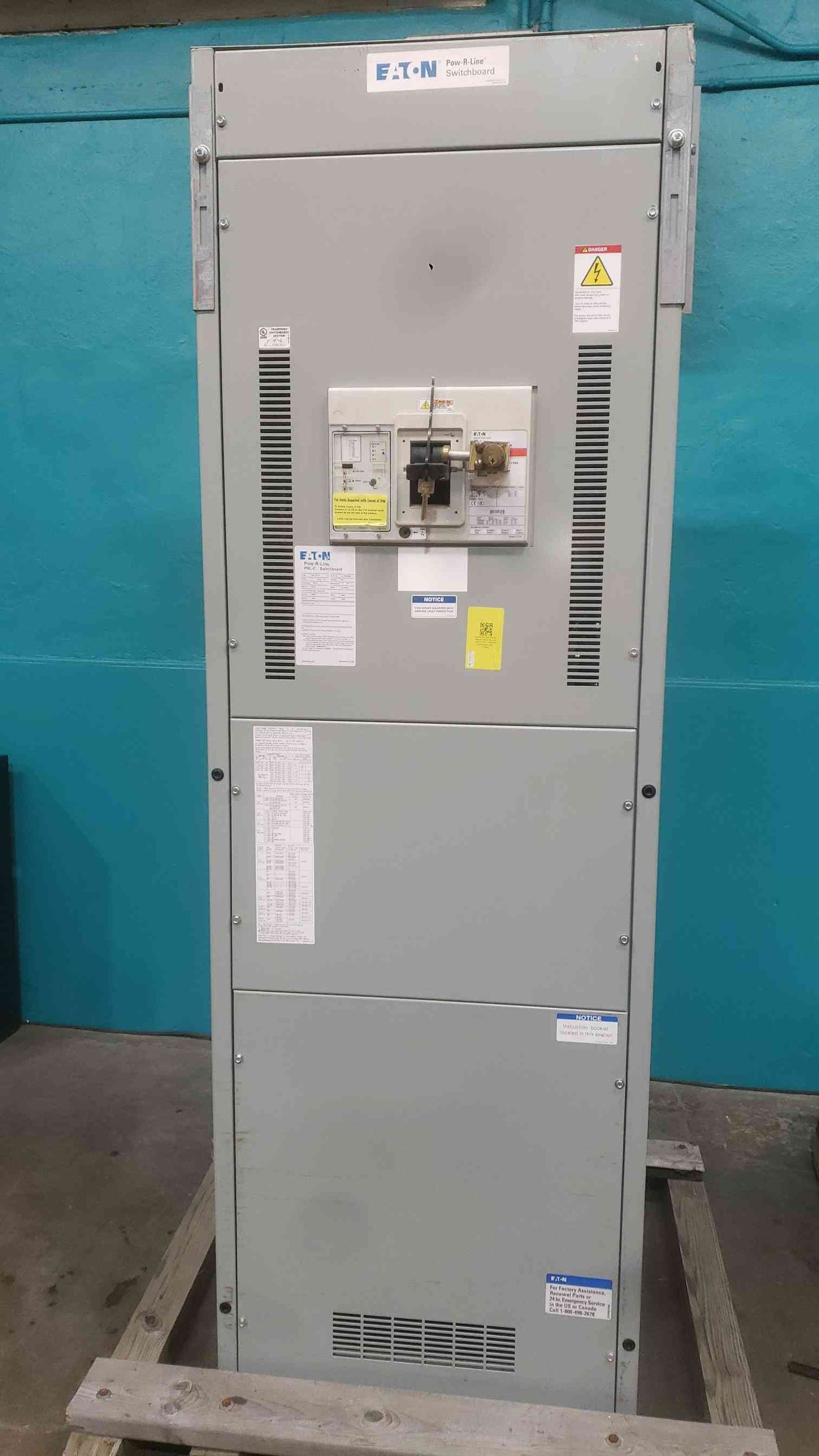 Eaton Pow-R-Line Switchboard 1600A 3 Pole 480V Breaker RG310+ RT316039 LSIG ARMS