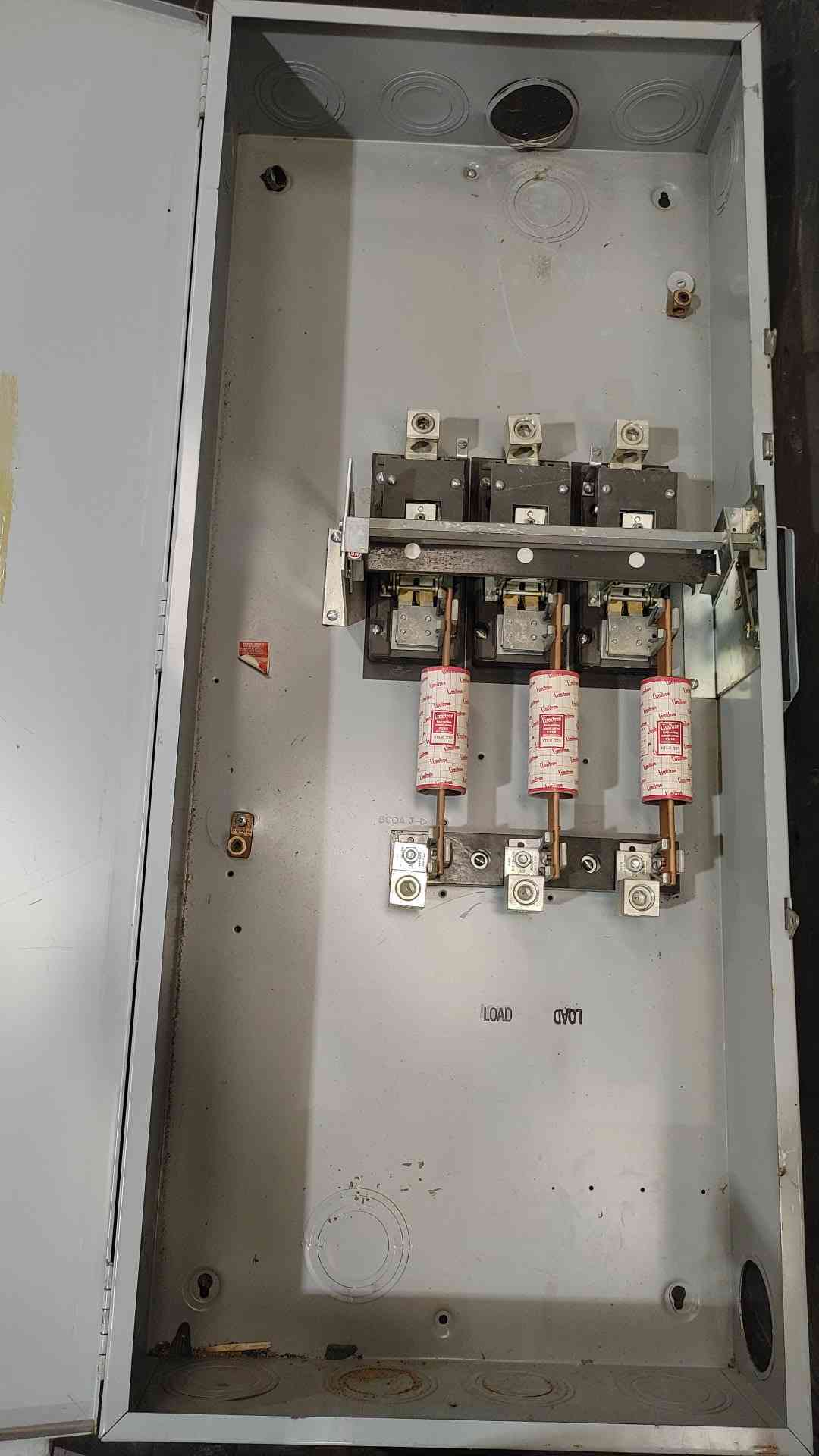 GE Heavy Duty Safety Switch TH3365 400A 600V Fusible Disconnect w/ Fuses