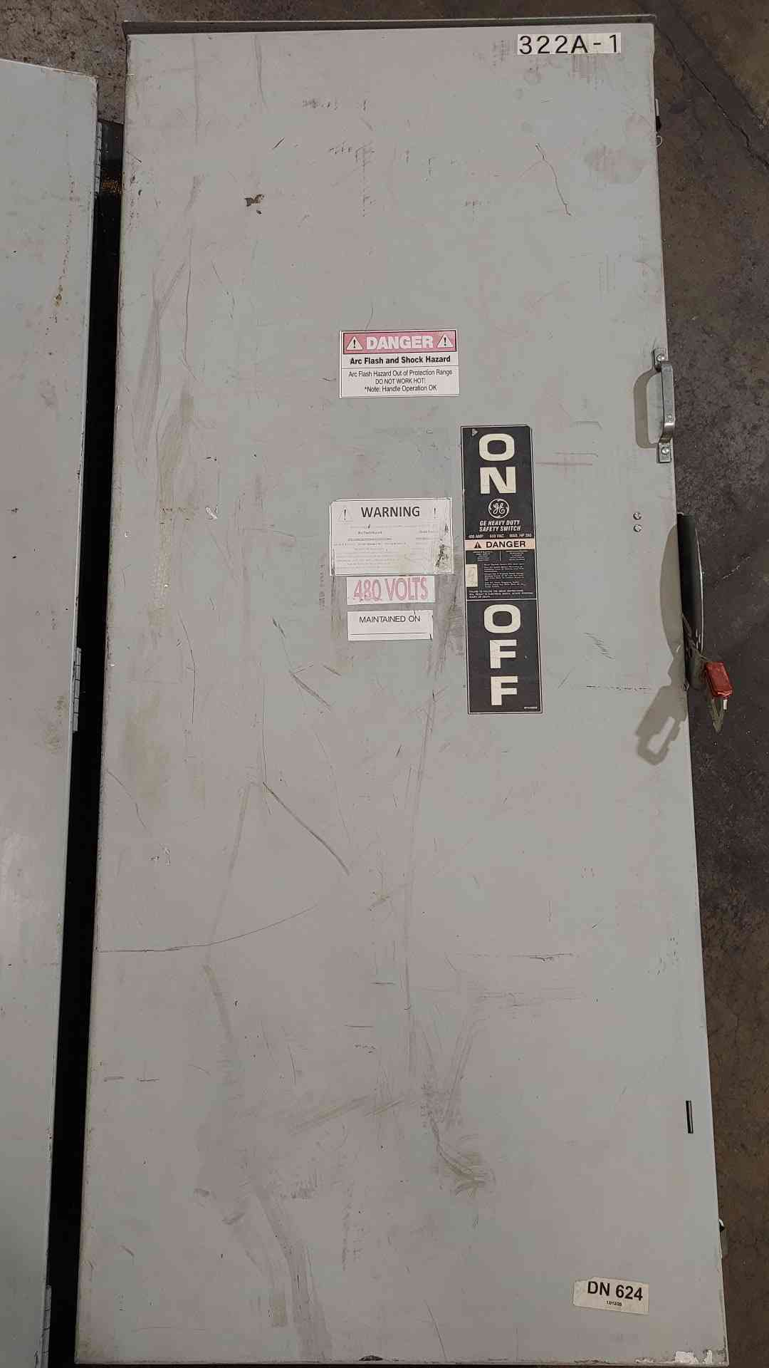 GE Heavy Duty Safety Switch 400A 600V Fusible Disconnect Service Entrance