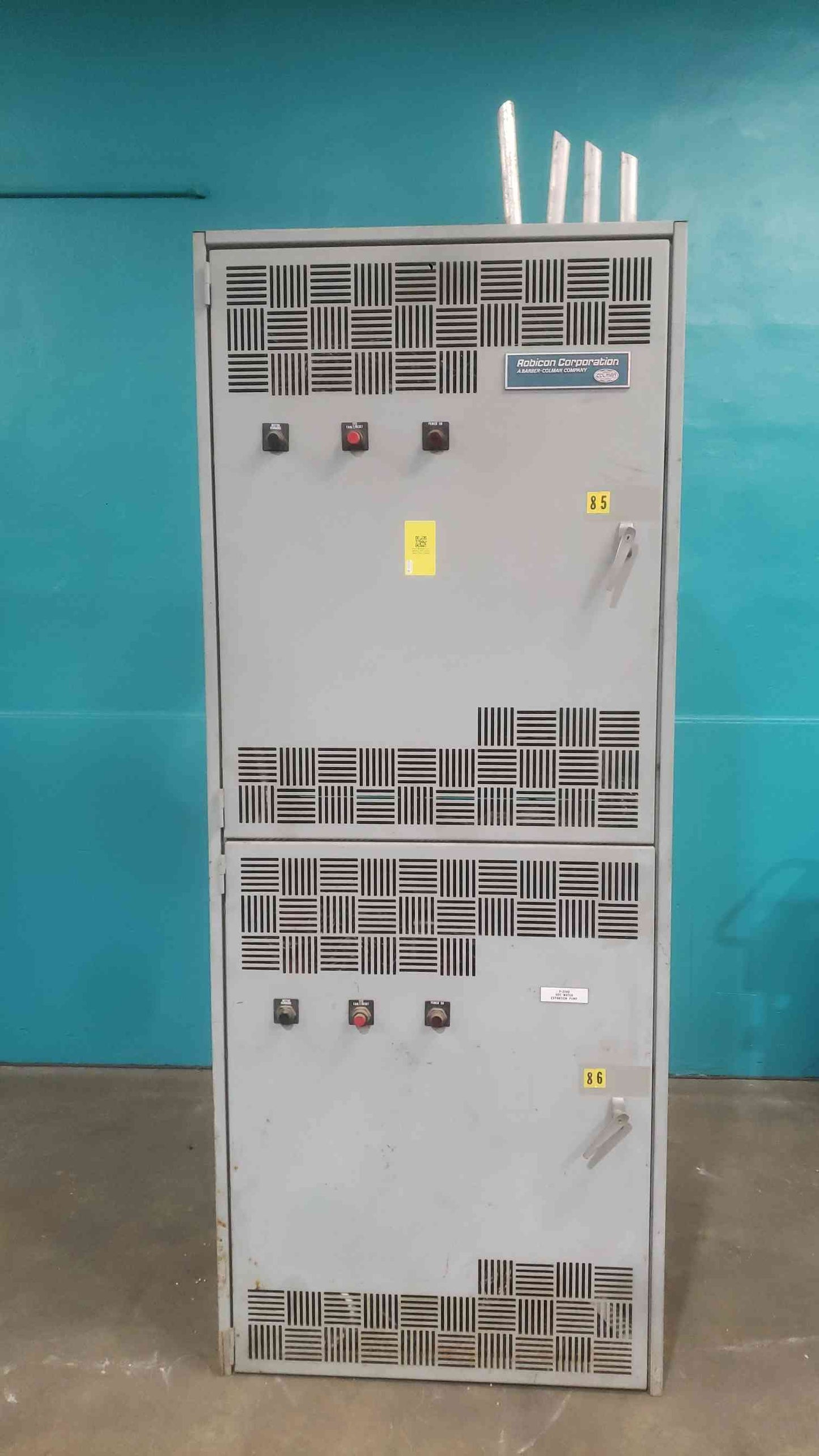 Robicon Barber Colman Mark IV VFD Drive Cabinet 40HP 480V 3PH Enclosure 645.00