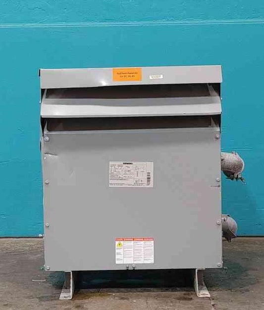 Siemens 75 kVA 3 Phase Transformer 480V to 208Y/120V NEMA 3R Dry 3F3Y075D16