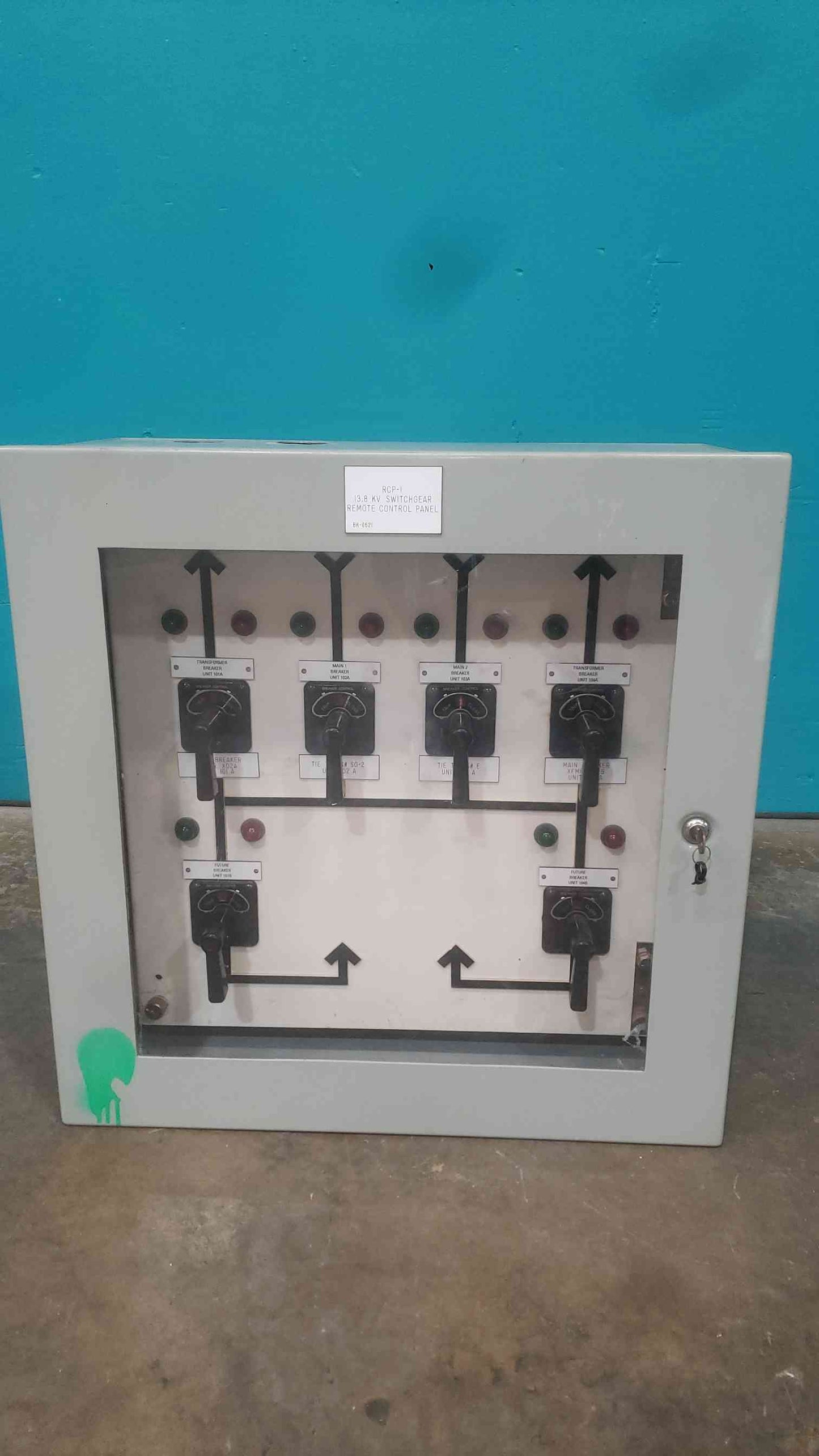 13.8KV Switchgear Remote Control Panel RCP-1 BK-6521 Industrial Enclosure Box