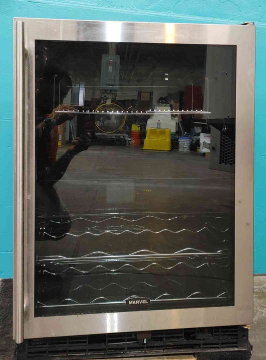 Marvel 6BAR6013 24" Undercounter Beverage Center Wine Refrigerator Glass Door