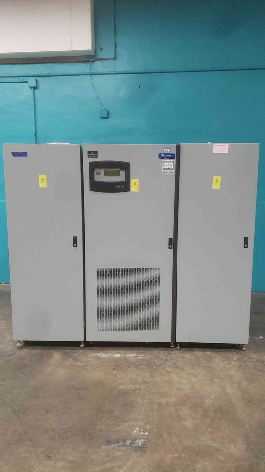 Liebert Npower 50kVA 3 Phase UPS Cabinet 208V 37SA050C0C6BA12 Merlin Gerin Lot