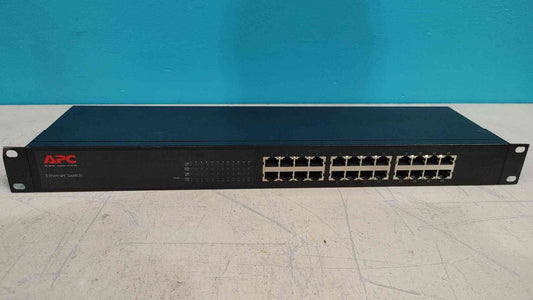 APC 24 Port Managed Ethernet Switch 1U Rackmount AP9224110 Server Network Hub