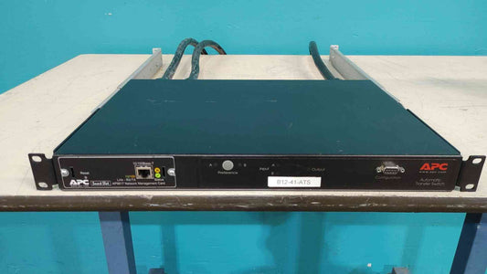APC AP7701 Rack Automatic Transfer Switch ATS 208V 3-Phase NEMA L21-20 1U 5.7kW