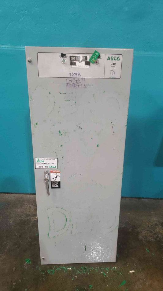 ASCO 940 Automatic Transfer Switch 400 Amp 480Y/277V 3 Phase ATS E940340097C