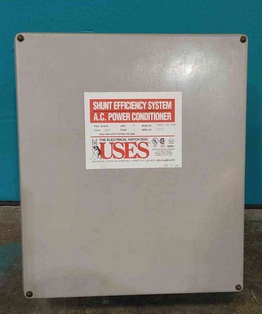 Shunt Efficiency System 30A, 480V, 3PH AC Power Conditioner. Model: CMES-3D  480V (Sku 114178)
