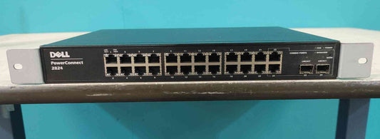 Dell PowerConnect 2824 24 Port Gigabit Ethernet Managed Network Switch W/Ears