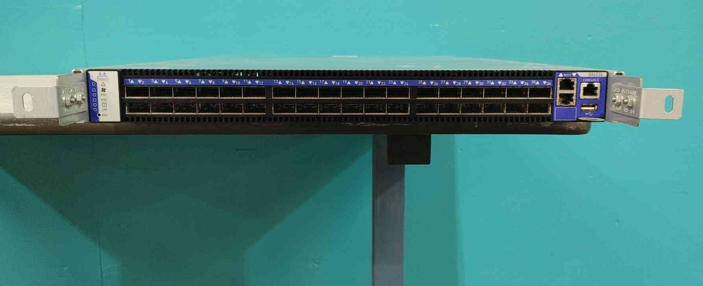 Mellanox SX6036 36 Port 56Gb FDR QSFP Managed InfiniBand Switch MSX6036 1U