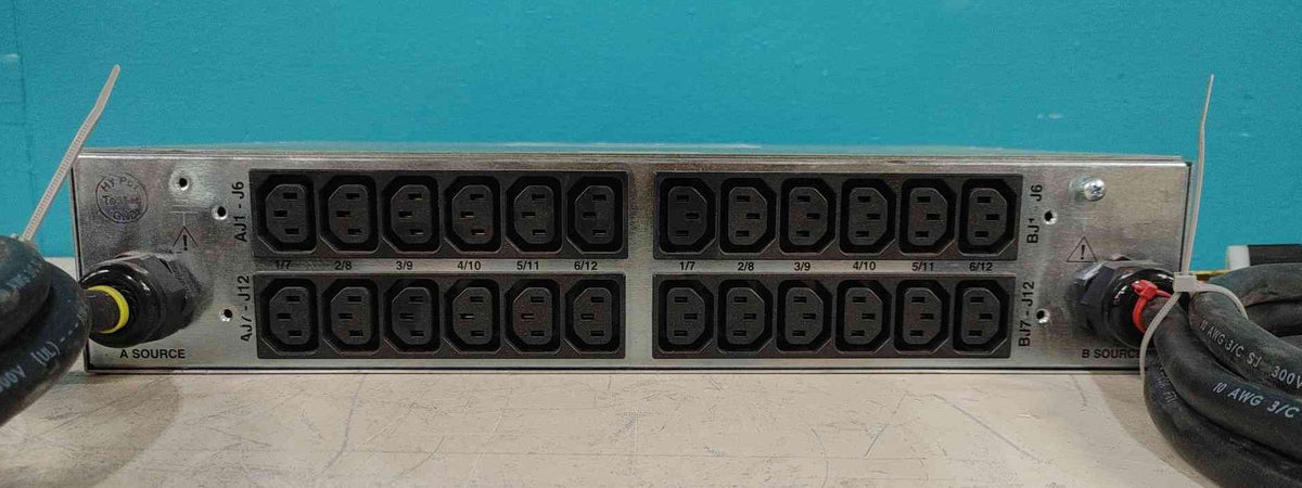 Power Techniques PT630C0001000 240V 16A 24 Outlet Dual Feed Rackmount PDU PT630
