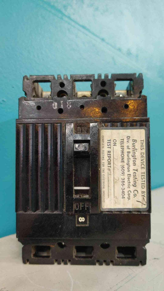 GE TEF134030 30 Amp 3 Pole Circuit Breaker TEF Frame 480V 30A General Electric