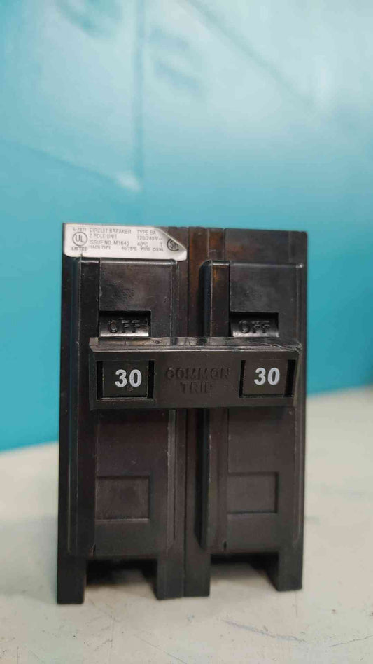 Westinghouse BA2030 30 Amp 2 Pole Bolt On Circuit Breaker BAB2030 30A 240V