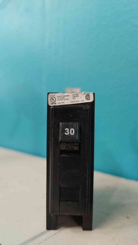 Westinghouse BAB1030 1 Pole 30 Amp 120V Bolt-On Circuit Breaker BA