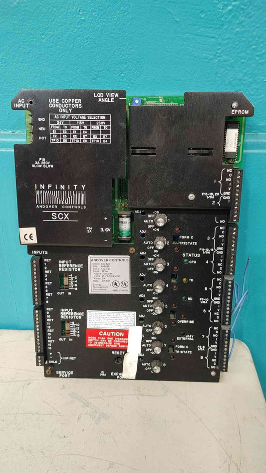 Andover Controls Infinity Scx920 Building Automation System Main Control Board