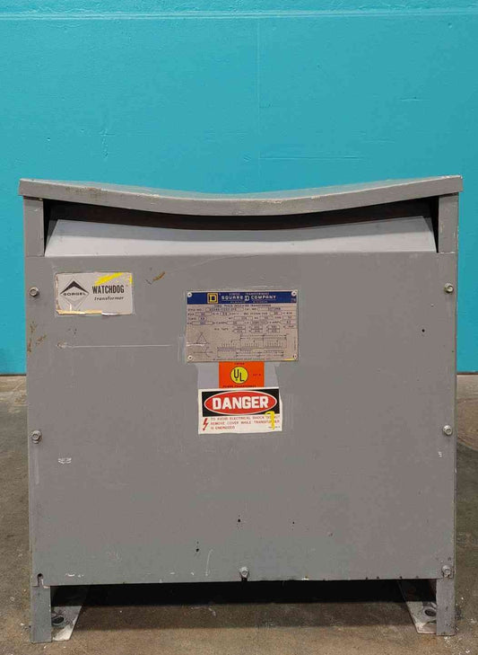 Square D Sorgel 30T3HB 30 kVA Transformer 480V to 208Y/120V 3 Phase Watchdog