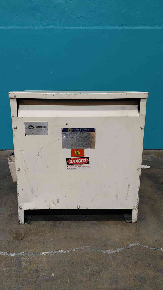 Square D Sorgel 30T3HB 30 kVA 3-Phase Transformer 480V Delta to 208Y/120V NEMA 2