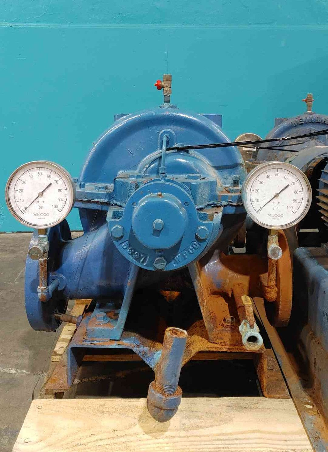 Weinman L Series Split Case Pump Lincoln Motor 7.5HP 230/460V 3PH Dual Gauges