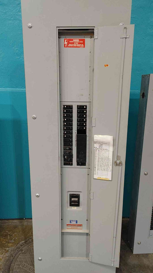 GE NLAB 125A 208Y/120V 3PH Panelboard Main Breaker Loaded w/ 20x 20A 1P & 125A 3P