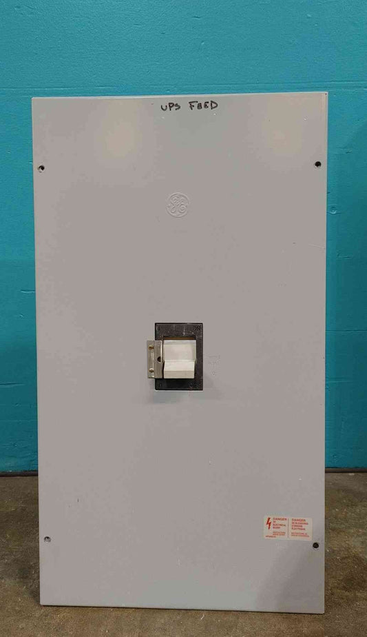 GE TJK436F000 400 Amp 3 Pole 600V Circuit Breaker TJK436400 Enclosed UPS Feed
