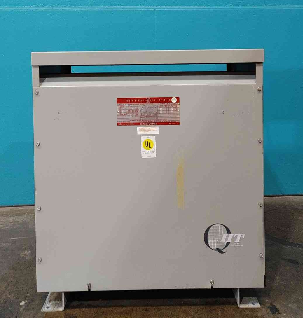 GE 45 KVA Transformer 9T23B3873 3 Phase 480V to 208Y/120V Dry Type QL-WP