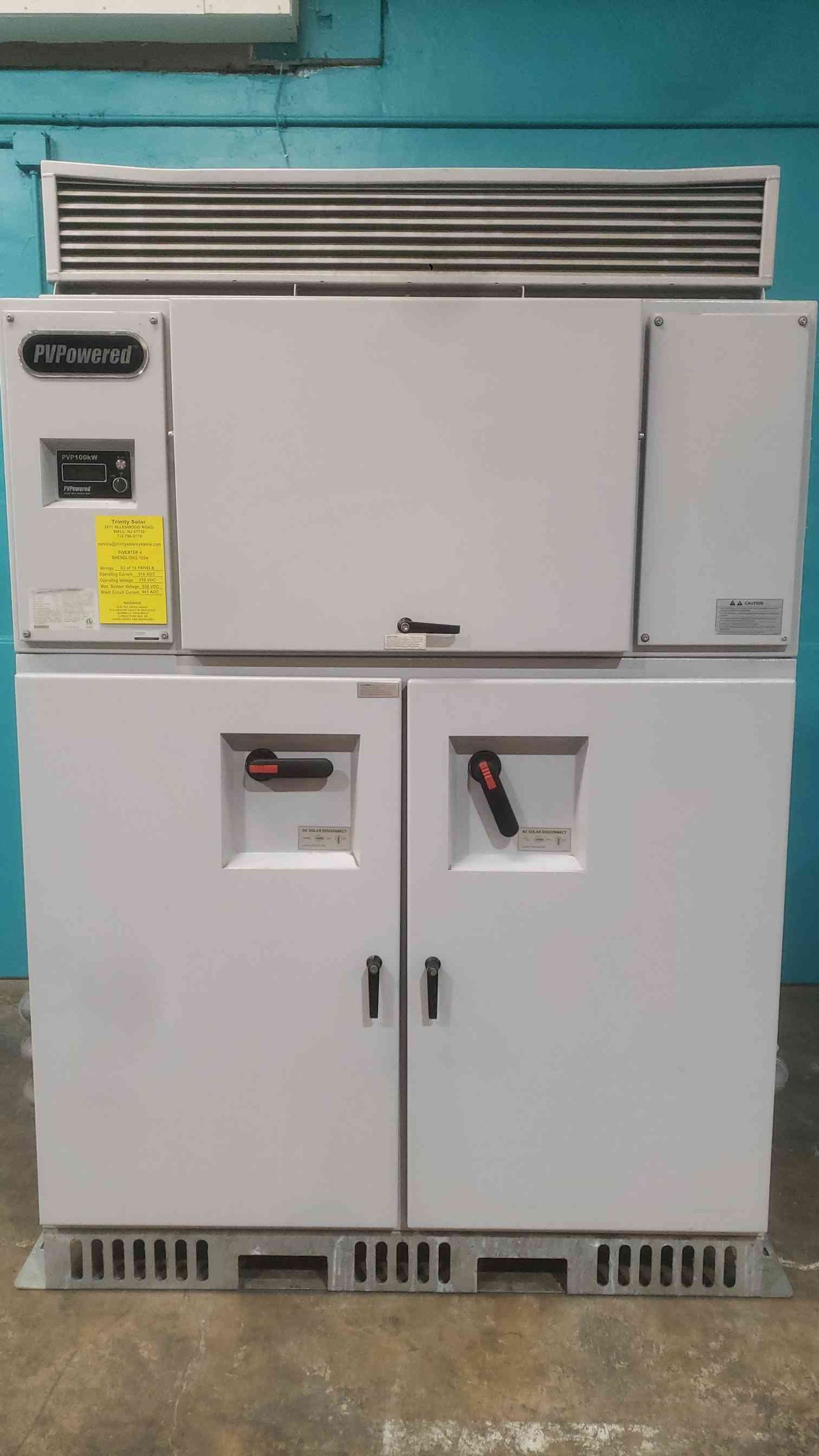 PVPowered PVP100kW Commercial Solar Inverter 100kW 480V 3PH Grid-Tie Advanced Energy