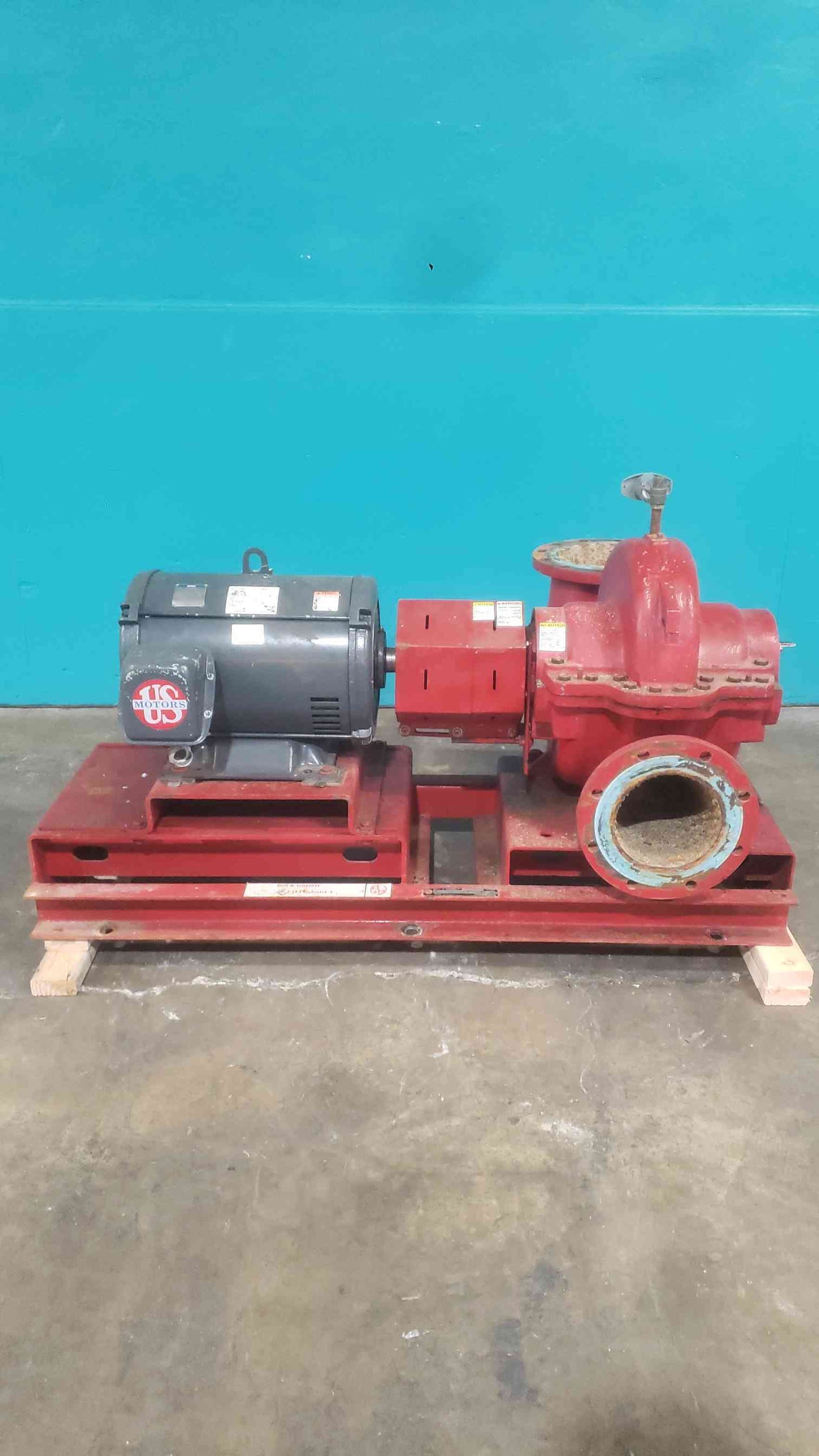 Bell & Gossett HSC3 8x8x12 Split Case Centrifugal Pump US Motors 25HP 208-460V