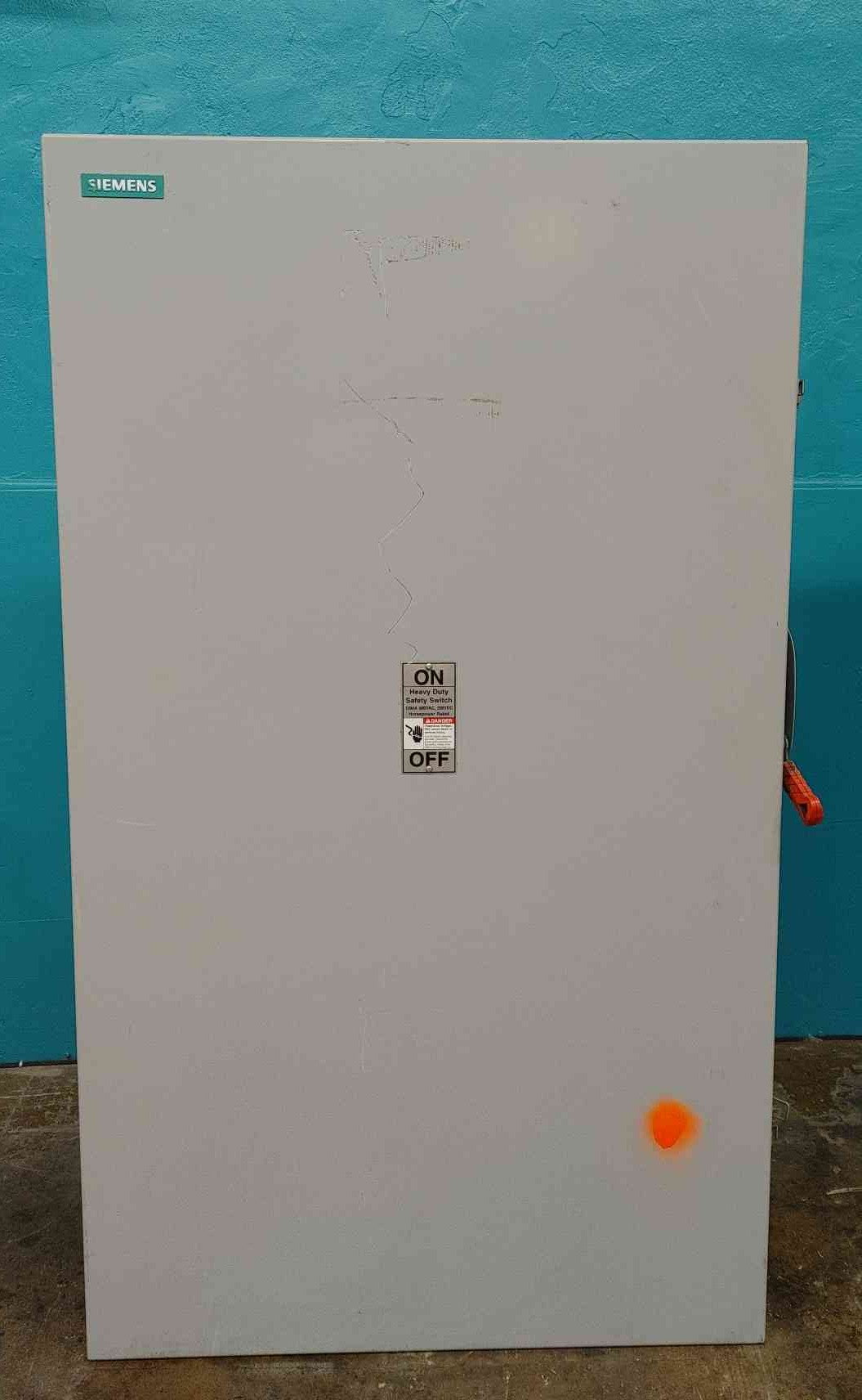 Siemens HF368N 1200A 600V 3P Fusible Safety Switch Disconnect Bussmann KTU-1200