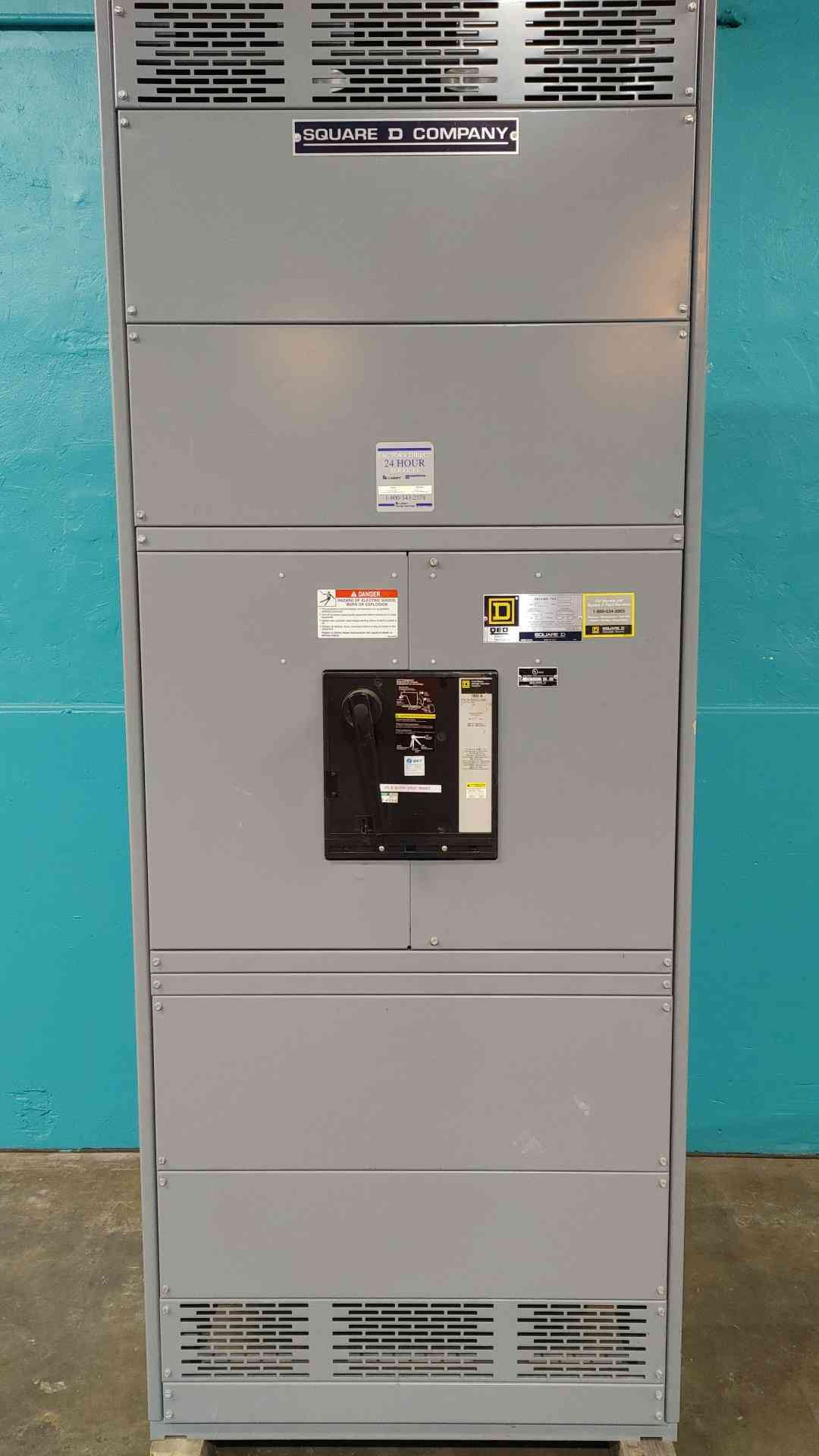 Square D QED-2 Power-Style Switchboard 1600A 500VDC Single Section PAF Breaker