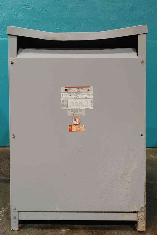 Cutler Hammer 112.5 kVA Transformer 480V to 208Y/120V 3Ph 112.5kVA V48M28T12H
