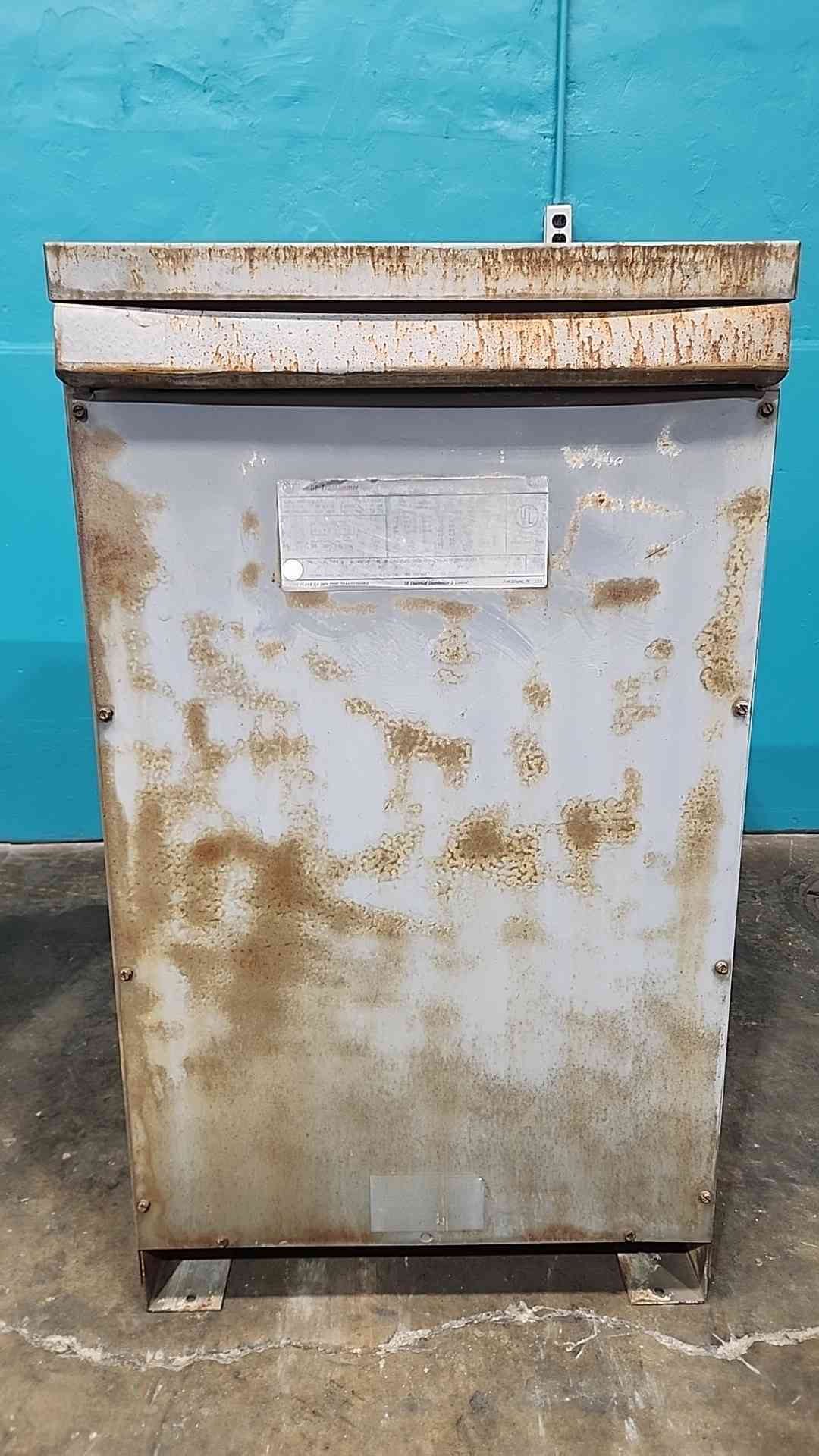 GE 100 kVA Single Phase Dry Type Transformer 240x480V 120/240V 100kVA 9T23B3675