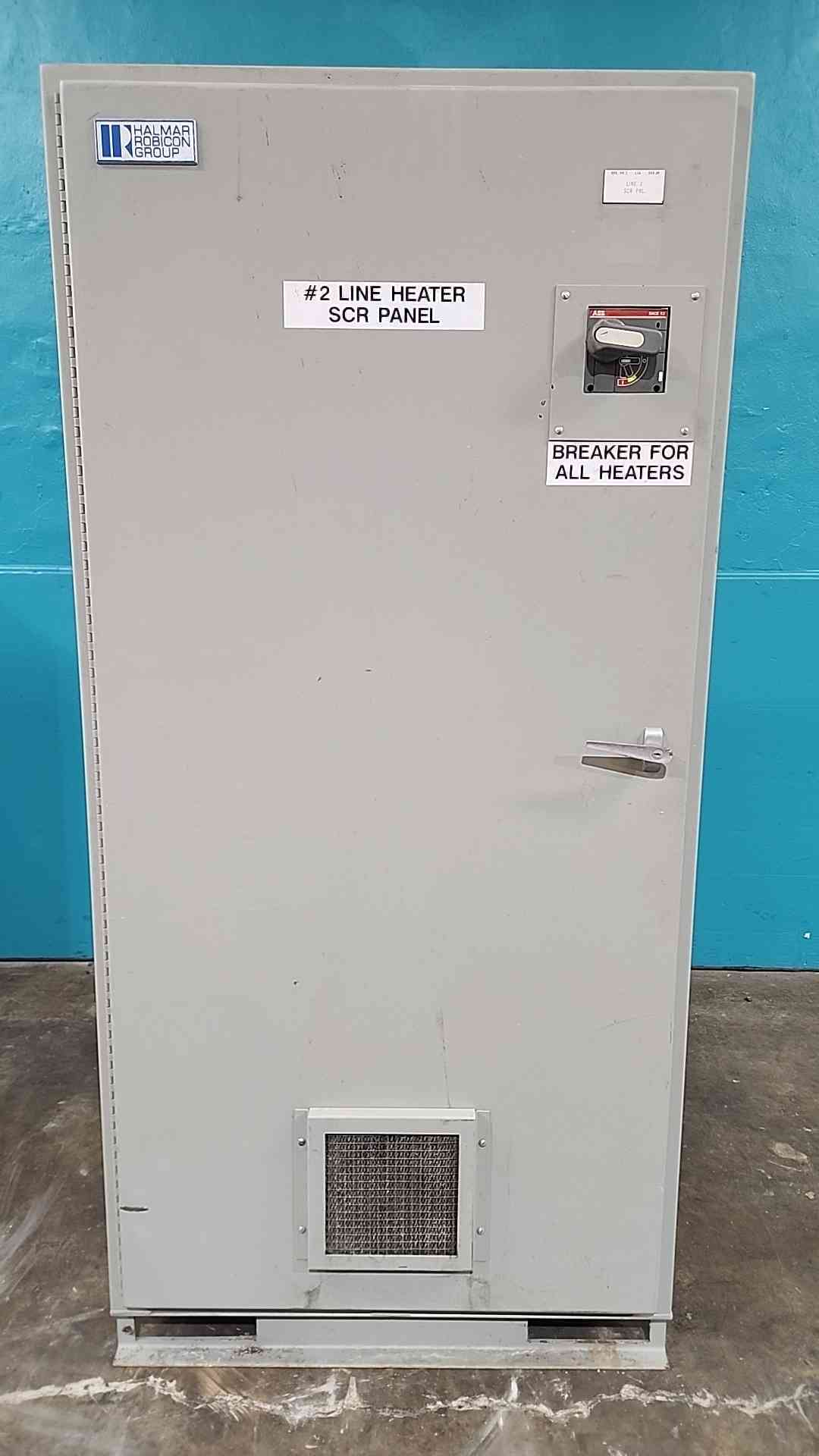 Halmar Robicon Multi Zone SCR Power Control Panel 406152.00 Heater Control Panel