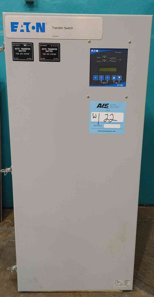 Eaton 100A Automatic Transfer Switch 480V 3Ph 3-Pole ATC-300+ ATH3FDA30100XSU