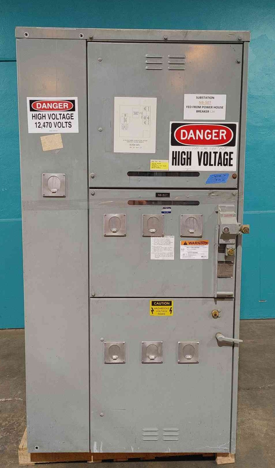 GE 15kV Load Interrupter Switch 13.8kV 15.5kV 1200A Medium Voltage Switchgear