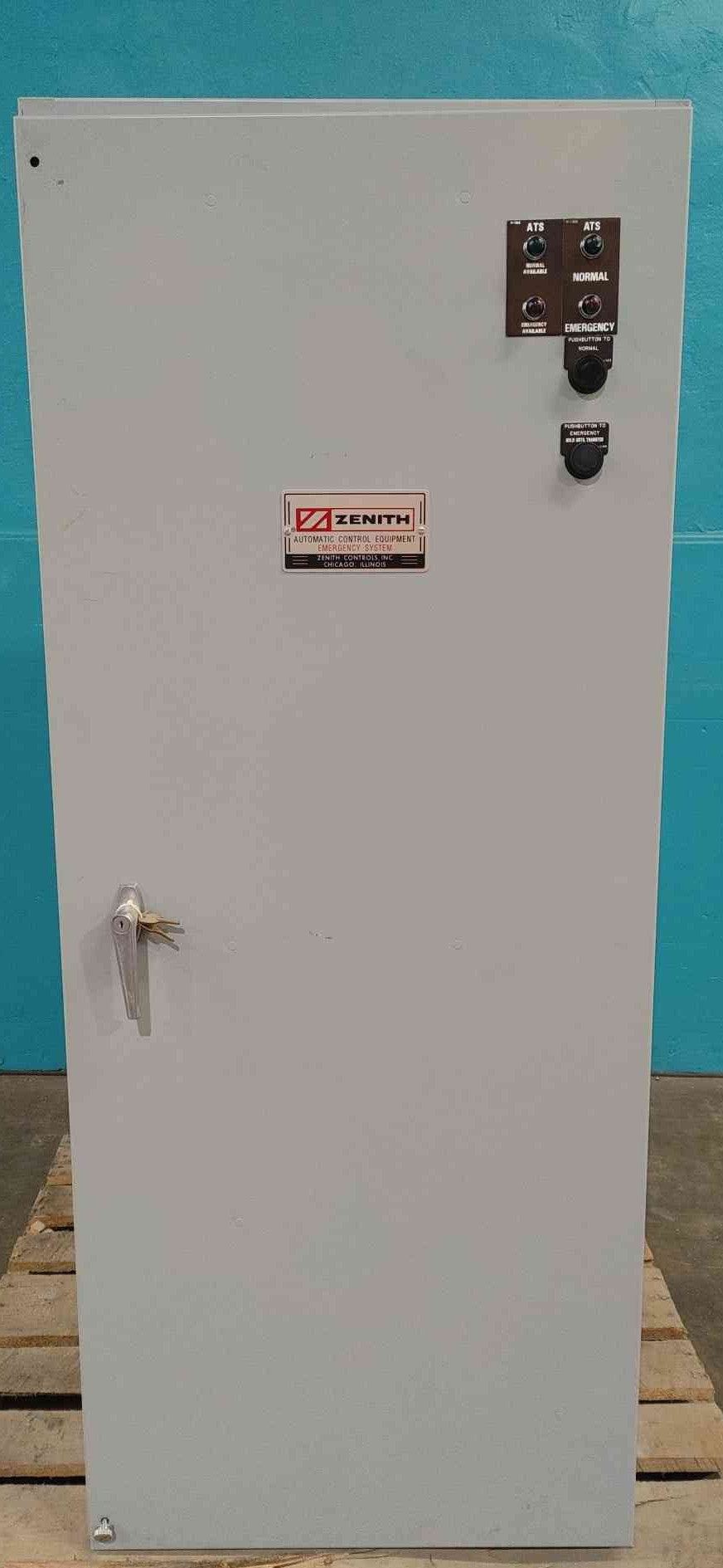 Zenith Controls 400A Automatic Transfer Switch ATS NEMA 1 480V 600V Emergency