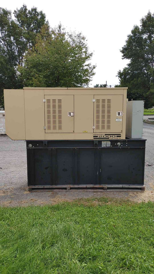 Generac 40 kW Diesel Generator 120/240V 1PH Sound Attenuated 2000 Series 764Hr TESTED(SKU: 115138)