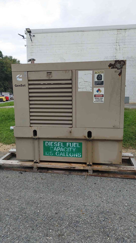 Cummins ONAN 50KW 3PH 33KW 1PH Diesel Generator -MODEL No. 50DGCA- 1241Hrs TESTED(SKU: 115141)